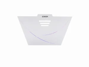 Front view of the GOKDA Nest 3 mosquito trap, large size model in white color. Bes for industry or factory use.